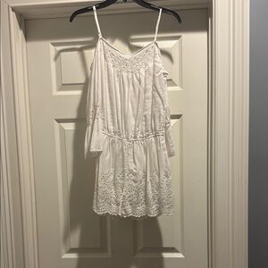 American Eagle Outfitters White Lace Romper